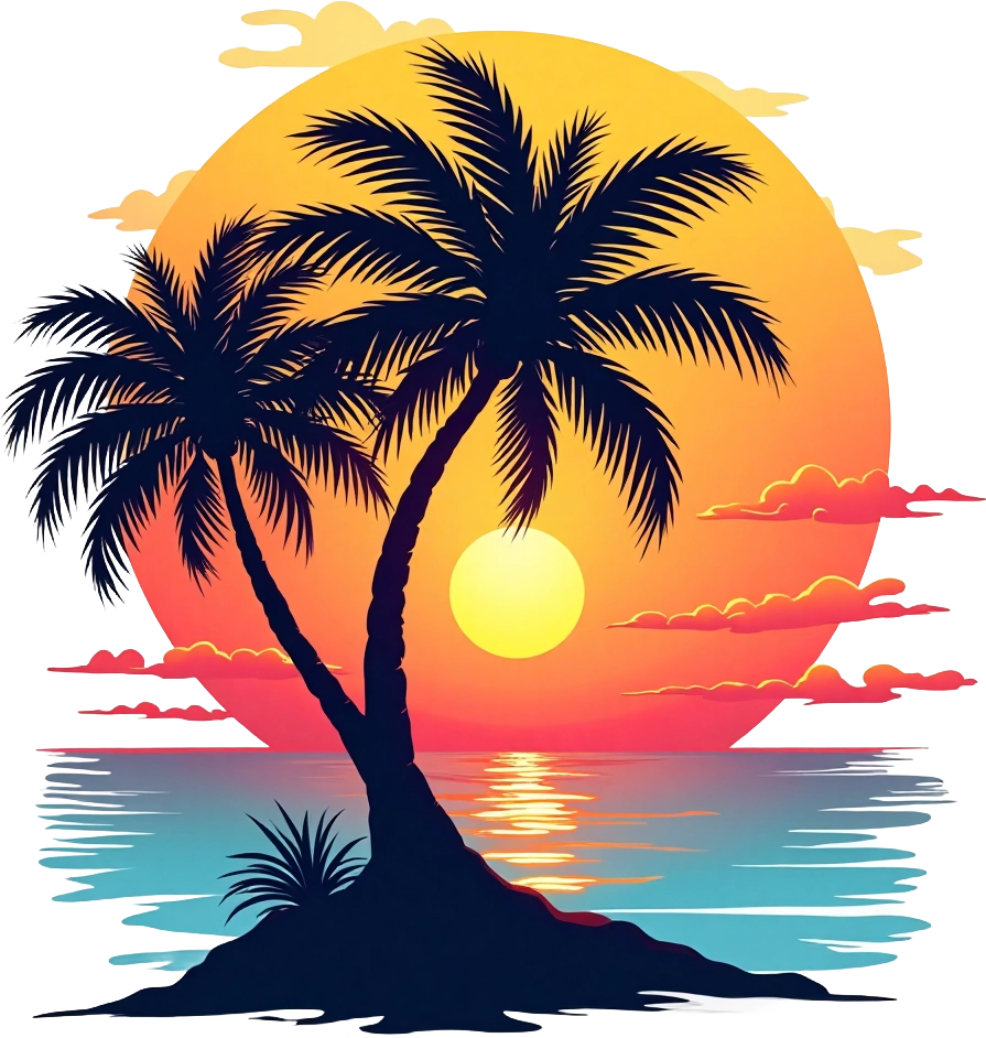 Tropical Sunset Paradise